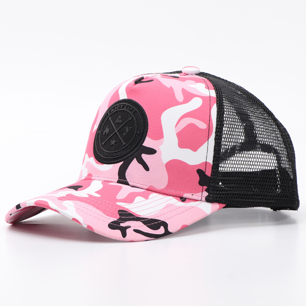 Trucker Cap Mesh - Cappello Casual in Rete con Patchwork