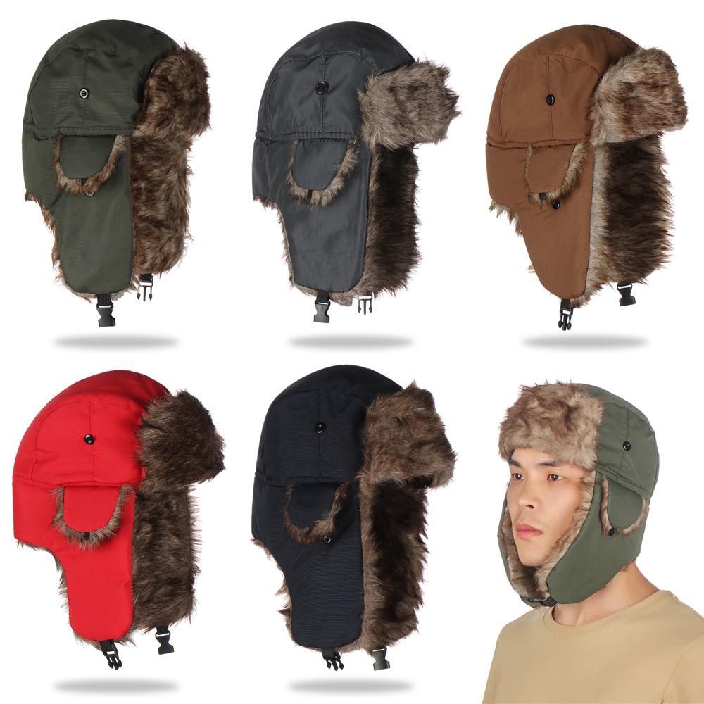 Winter Trapper Hat - Caldo inverno pelliccia paraorecchie cappello da